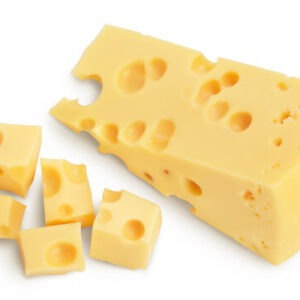 Cheese with topping