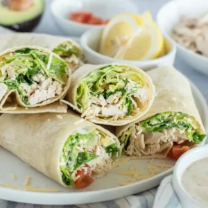 Chicken caesar wrap + Can of Soda