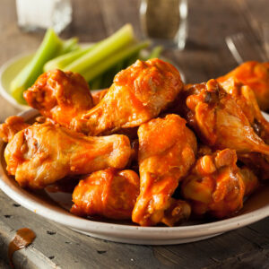 8 wings + Can of Soda